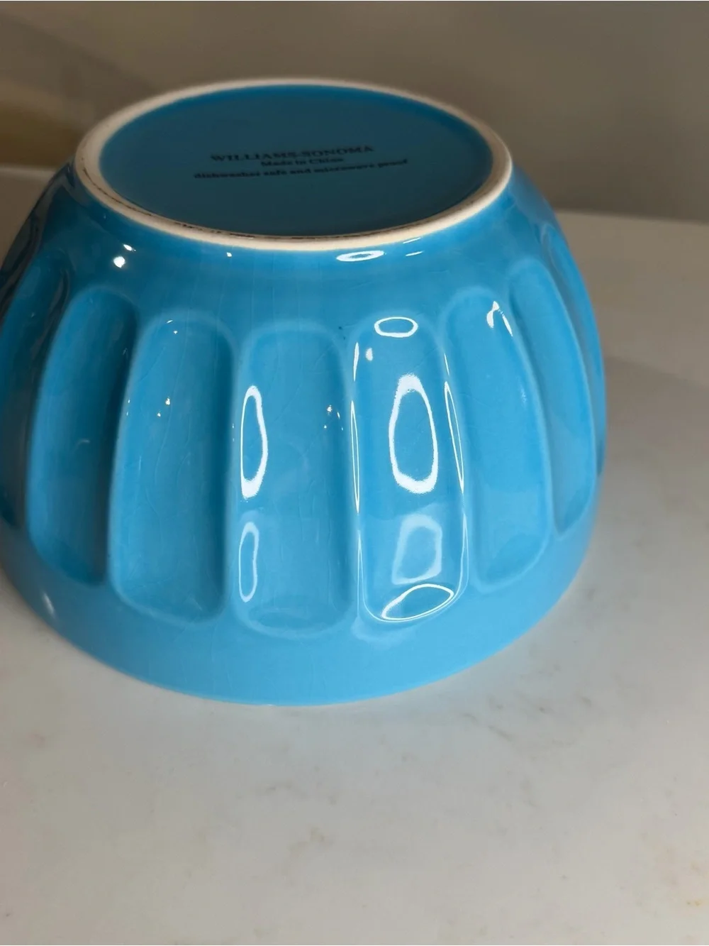 Williams-Sonoma Turquoise Ceramic bowl